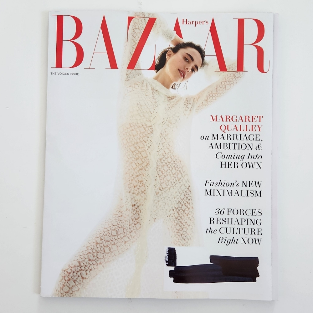 🍭7/$15 Harper's Bazaar Magazine October 2023 Margaret Qualley